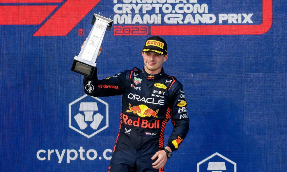 Max Verstappen salió noveno y conquistó el Gran Premio de Miami en la Formula Uno.