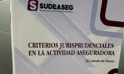 Sudeaseg publicará libro sobre el contrato de fianza en la actividad aseguradora