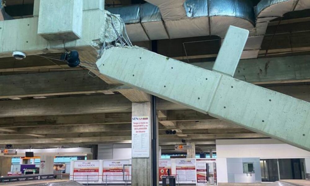 Aeropuerto tras terremotos