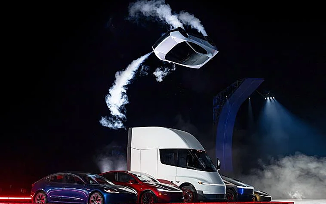 Nuevo Tesla con propulsores